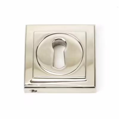 Polished Nickel Round Escutcheon (Square)