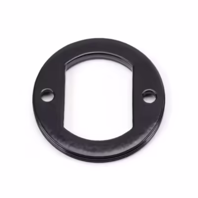 Black Round Escutcheon (Plain) - Image 5