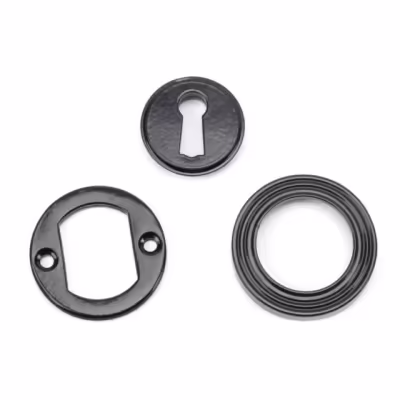 Black Round Escutcheon (Beehive) - Image 3