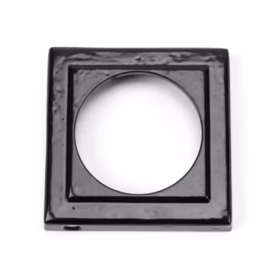 Black Round Escutcheon (Square) - Image 3