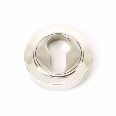 Polished Nickel Round Euro Escutcheon (Plain)