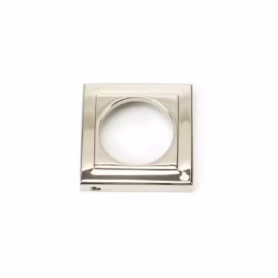 Polished Nickel Round Euro Escutcheon (Square) - Image 3