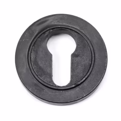 External Beeswax Round Euro Escutcheon (Plain)