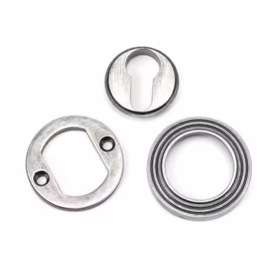 Pewter Round Euro Escutcheon (Beehive) - Image 3