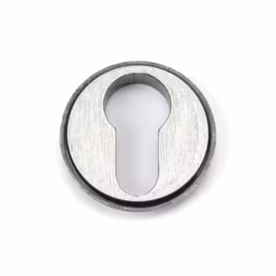 Pewter Round Euro Escutcheon (Beehive) - Image 4