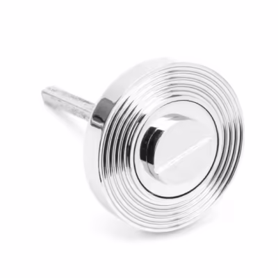Polished Chrome Round Thumbturn Set (Beehive) - Image 3