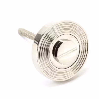 Polished Nickel Round Thumbturn Set (Beehive) - Image 3