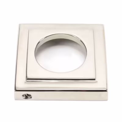 Polished Nickel Round Thumbturn Set (Square) - Image 4