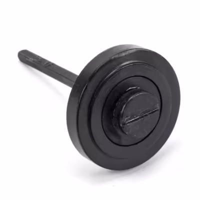 External Beeswax Round Thumbturn Set (Art Deco) - Image 3