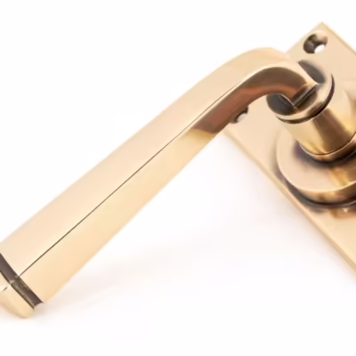 Polished Bronze Avon Lever Latch Set - Image 3
