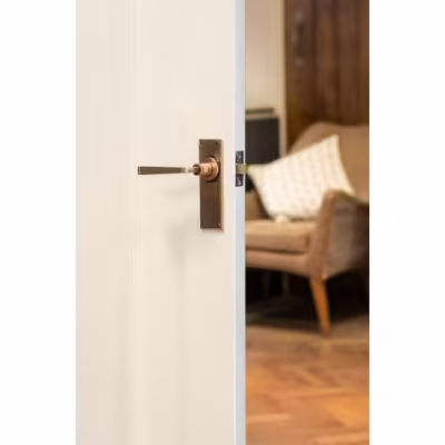 Polished Bronze Avon Lever Latch Set - Image 6