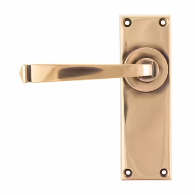 Polished Bronze Avon Lever Latch Set - Image 1