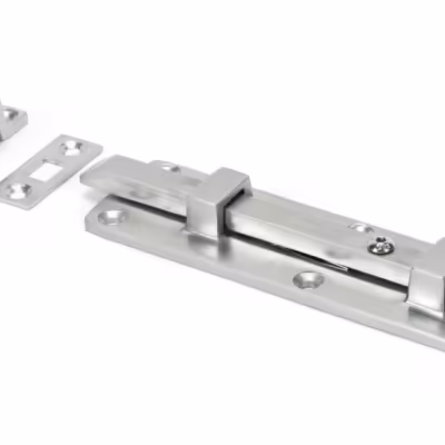 Satin Chrome 6" Universal Bolt - Image 1