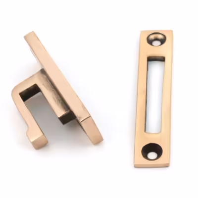 Polished Bronze Locking Avon Fastener - Image 3
