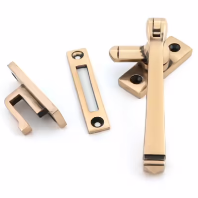 Polished Bronze Locking Avon Fastener