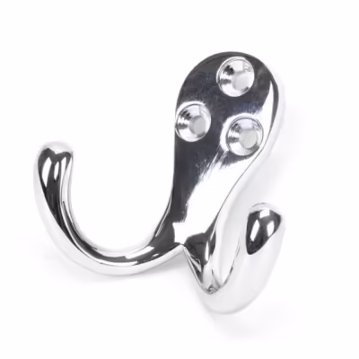 Polished Chrome Celtic Double Robe Hook