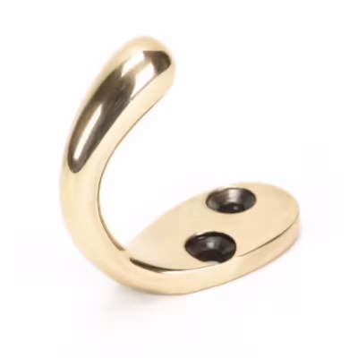 Polished Bronze Celtic Single Robe Hook - Image 1