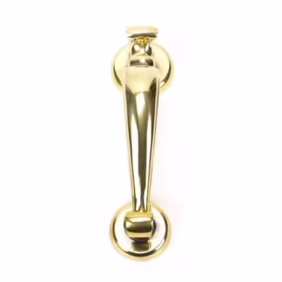 Aged Brass Doctors Door Knocker - Image 3