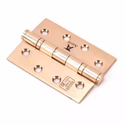 Polished Bronze 4" Ball Bearing Butt Hinge (pair) ss