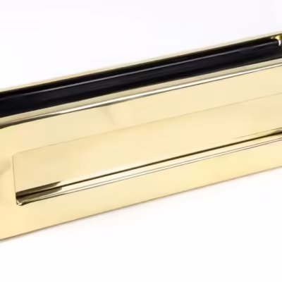 Polished Brass Traditional Letterbox