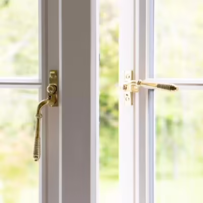 Polished Brass Reeded Espag - RH - Image 4