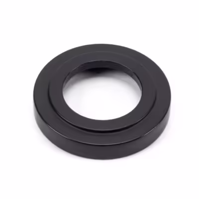 Matt Black Round Thumbturn Set (Art Deco) - Image 4