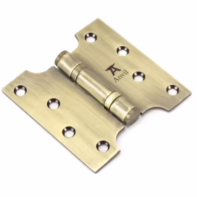 Aged Brass 4" x 2" x 4" Parliament Hinge (pair) ss