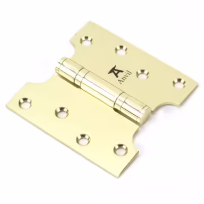 Polished Brass 4" x 2" x 4" Parliament Hinge (pair) ss