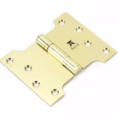 Polished Brass 4" x 3" x 5" Parliament Hinge (pair) ss