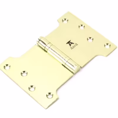 Polished Brass 4" x 4" x 6" Parliament Hinge (pair) ss