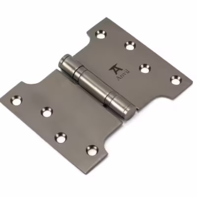 Aged Bronze 4" x 3" x 5" Parliament Hinge (pair) ss