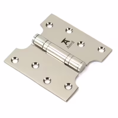 Polished Nickel 4" x 2" x 4" Parliament Hinge (pair) ss