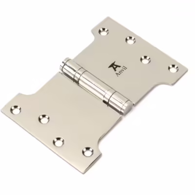 Polished Nickel 4" x 4" x 6" Parliament Hinge (pair) ss