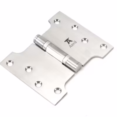 Satin SS 4" x 3" x 5" Parliament Hinge (pair)