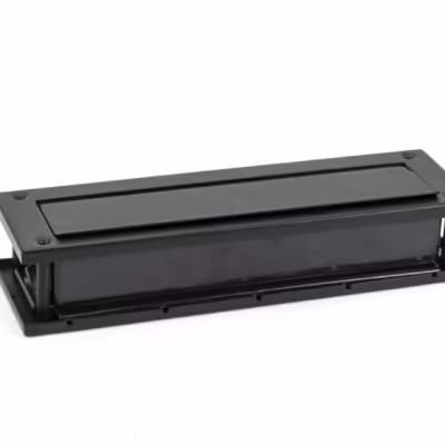 Matt Black Traditional Letterbox - Image 3