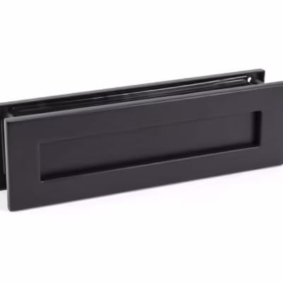 Matt Black Traditional Letterbox