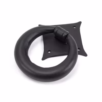 Matt Black Ring Door Knocker