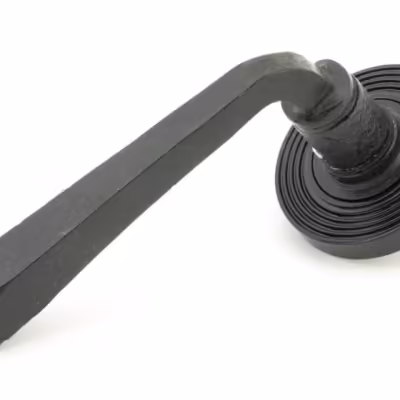 External Beeswax Avon Round Lever on Rose Set (Beehive) - Unsprung