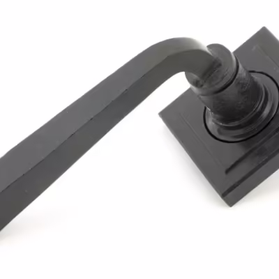 External Beeswax Avon Round Lever on Rose Set (Square) - Unsprung