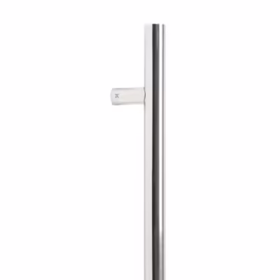 Polished SS (316) 0.6m T Bar Handle Secret Fix 32mm Ø