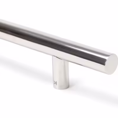 Polished SS (316) 1.5m T Bar Handle B2B Fix 32mm Ø - Image 3