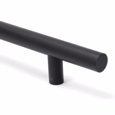 Matt Black SS (316) 1.5m T Bar Handle B2B Fix 32mm Ø - Image 3