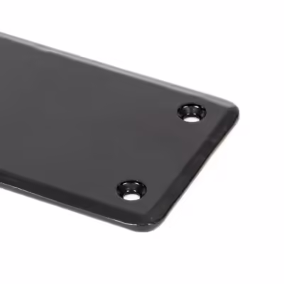 Black 1800mm Plain Fingerplate