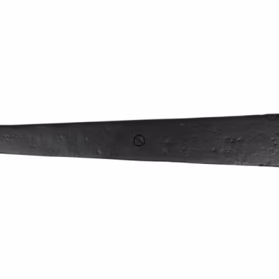 Black Smooth 16" Cast T Hinge (pair)