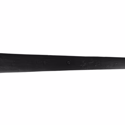 Black Smooth 18" Cast T Hinge (pair) - Image 1