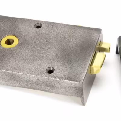 Iron Left Hand Bathroom Latch