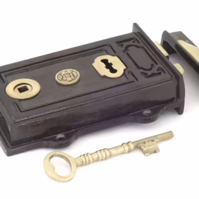 Iron Davenport Rim Lock