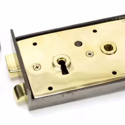 Iron Left Hand Rim Lock - Small - Image 3