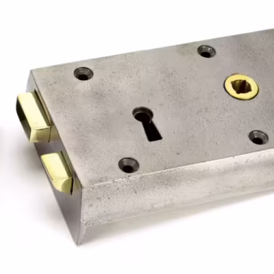Iron Right Hand Rim Lock - Small
