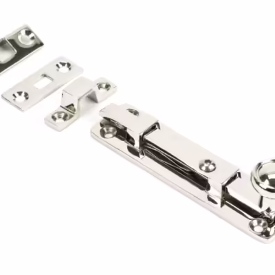 Polished Nickel 4" Universal Bolt